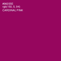 #96055E - Cardinal Pink Color Image