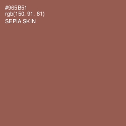 #965B51 - Sepia Skin Color Image