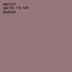 #96767C - Bazaar Color Image