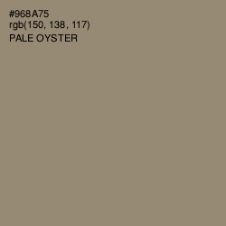#968A75 - Pale Oyster Color Image