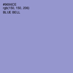 #9696CE - Blue Bell Color Image