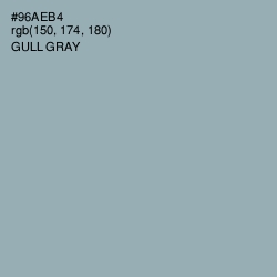 #96AEB4 - Gull Gray Color Image