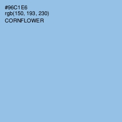 #96C1E6 - Cornflower Color Image