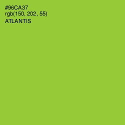 #96CA37 - Atlantis Color Image
