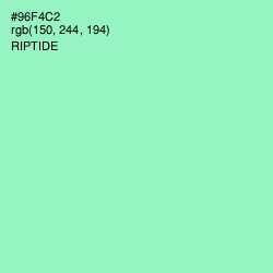 #96F4C2 - Riptide Color Image