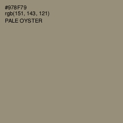 #978F79 - Pale Oyster Color Image