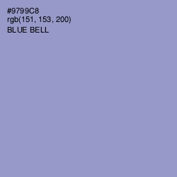 #9799C8 - Blue Bell Color Image