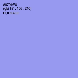 #9799F0 - Portage Color Image