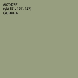 #979D7F - Gurkha Color Image