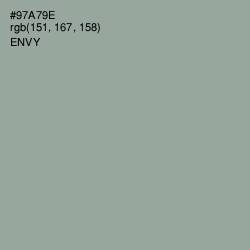 #97A79E - Envy Color Image