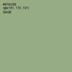 #97AC83 - Sage Color Image