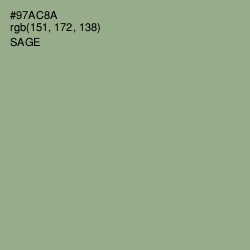 #97AC8A - Sage Color Image