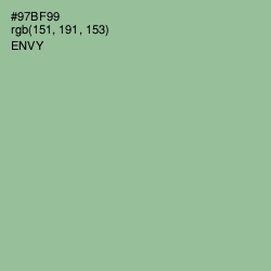 #97BF99 - Envy Color Image