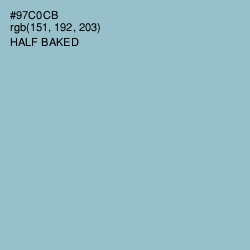 #97C0CB - Half Baked Color Image