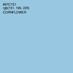 #97C7E1 - Cornflower Color Image