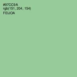 #97CC9A - Feijoa Color Image