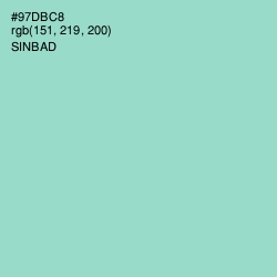 #97DBC8 - Sinbad Color Image