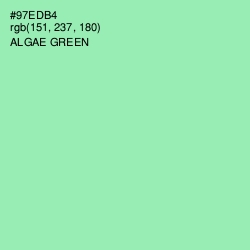 #97EDB4 - Algae Green Color Image