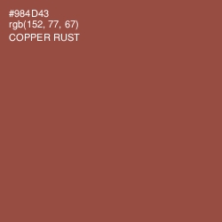 #984D43 - Copper Rust Color Image