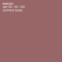 #986666 - Copper Rose Color Image