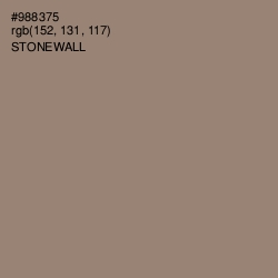 #988375 - Stonewall Color Image