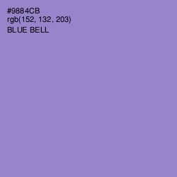 #9884CB - Blue Bell Color Image