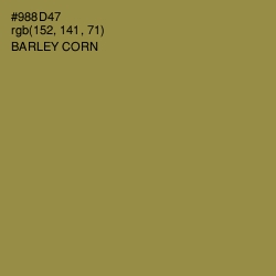 #988D47 - Barley Corn Color Image