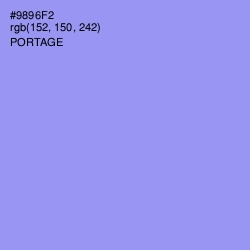 #9896F2 - Portage Color Image