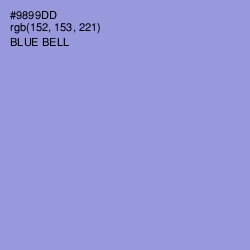 #9899DD - Blue Bell Color Image