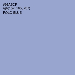 #98A5CF - Polo Blue Color Image