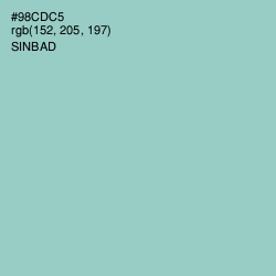#98CDC5 - Sinbad Color Image