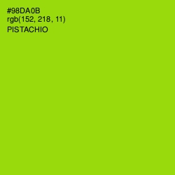 #98DA0B - Pistachio Color Image
