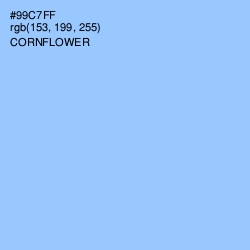#99C7FF - Cornflower Color Image