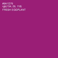 #9A1D76 - Fresh Eggplant Color Image