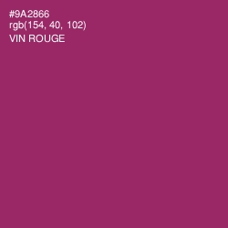 #9A2866 - Vin Rouge Color Image