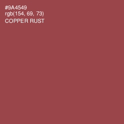 #9A4549 - Copper Rust Color Image
