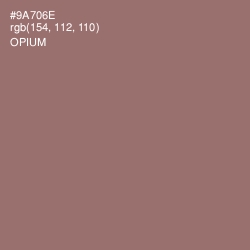 #9A706E - Opium Color Image