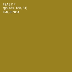 #9A811F - Hacienda Color Image