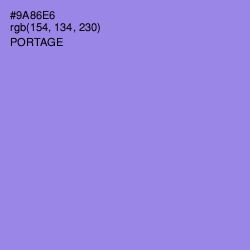 #9A86E6 - Portage Color Image