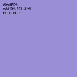 #9A8FD6 - Blue Bell Color Image