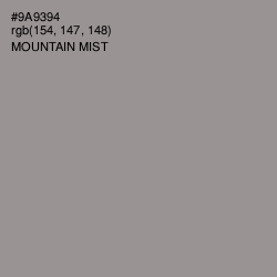 #9A9394 - Mountain Mist Color Image