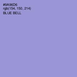 #9A96D6 - Blue Bell Color Image
