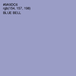 #9A9DC6 - Blue Bell Color Image