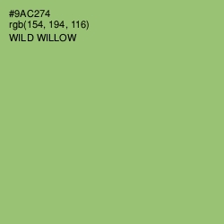 #9AC274 - Wild Willow Color Image