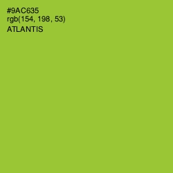 #9AC635 - Atlantis Color Image