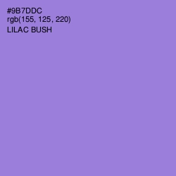 #9B7DDC - Lilac Bush Color Image