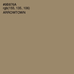 #9B876A - Arrowtown Color Image