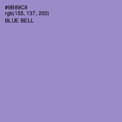 #9B89C8 - Blue Bell Color Image