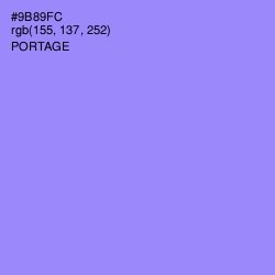 #9B89FC - Portage Color Image
