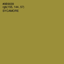 #9B9039 - Sycamore Color Image